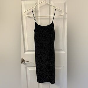 NWOT H&M Black Sparkly Dress Size 2